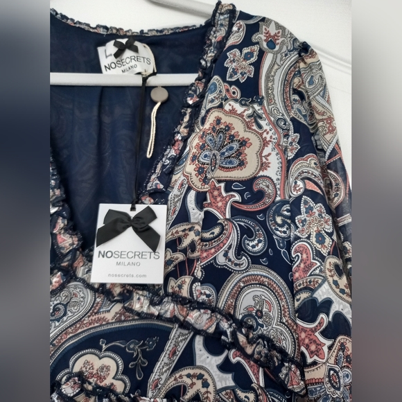 NWT No Secrets MILANO dress size L,  IT-44 - Picture 2 of 7